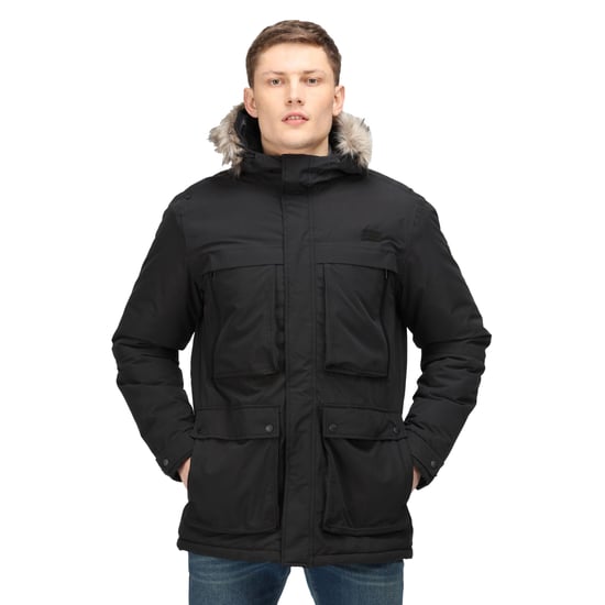Regatta Mens Volter Waterproof Insulated Parka (Black) - Image 1