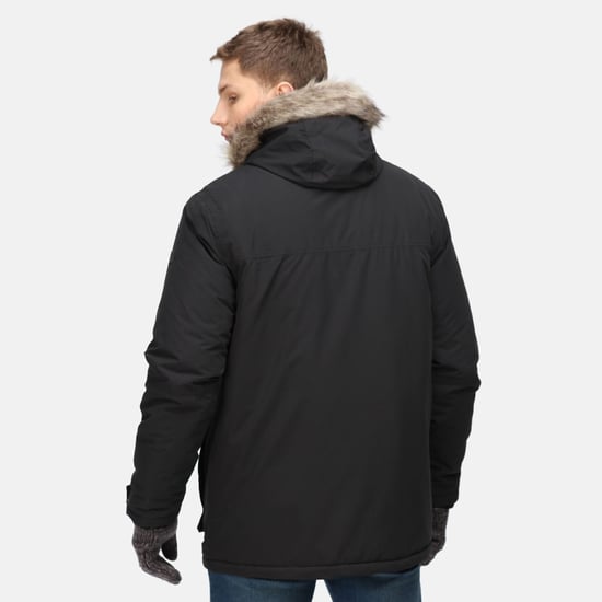 Regatta Mens Volter Waterproof Insulated Parka (Black) - Image 2