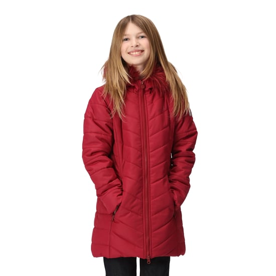 Regatta Childrens/Kids Fabrizia Insulated Jacket (Rumba Red) - Image 4