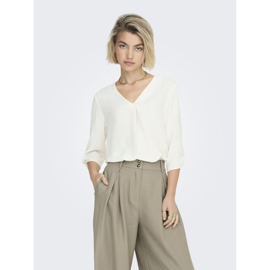 Jacqueline de Yong divya 3/4 top wvn noos 15226911 cloud dancer - Image 2