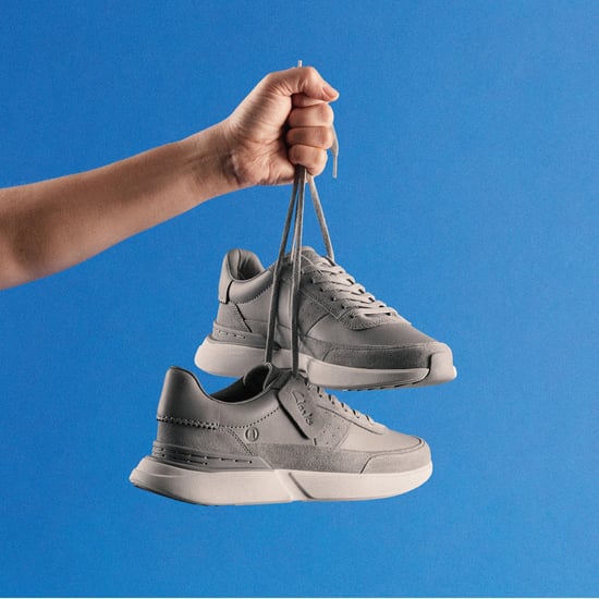 Craft Pace Grey Leather Trainers - Image 2