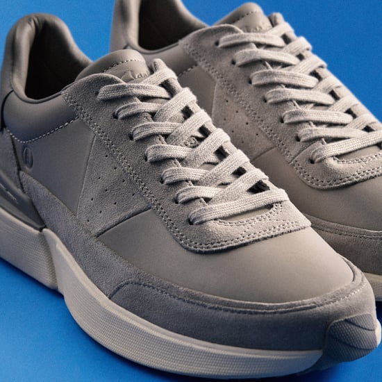 Craft Pace Grey Leather Trainers - Image 3
