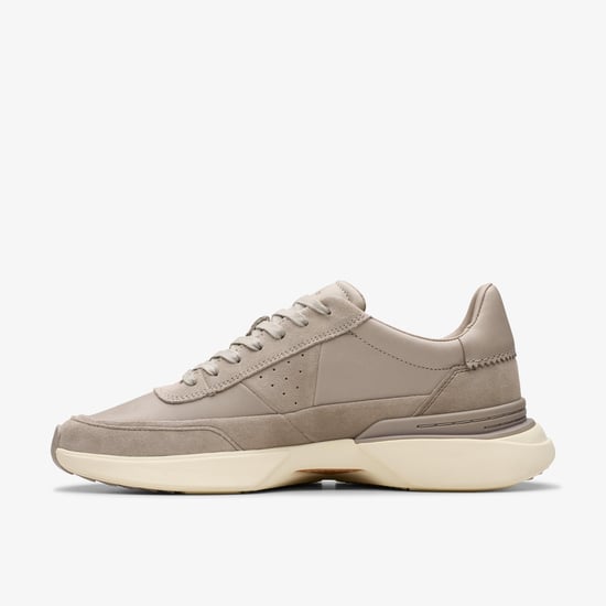 Craft Pace Grey Leather Trainers - Image 5
