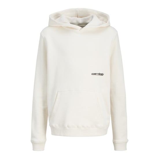 Jack & Jones Jcogrid sweat hood jnr ecru - Image 1