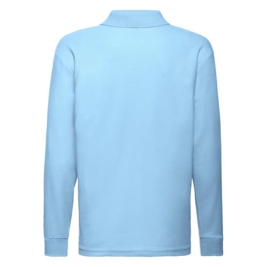 Fruit of the Loom Polo shirt met lange mouwen voor kinderen/kinderen - Image 2