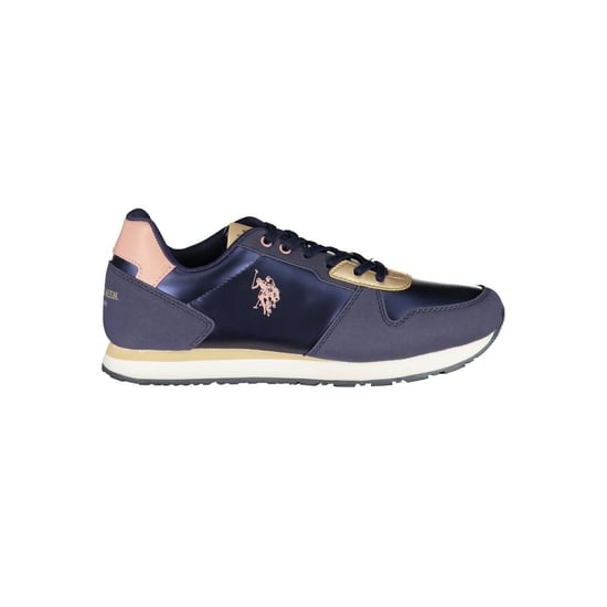 Lägsneakers Marinblå och Guld - Image 1