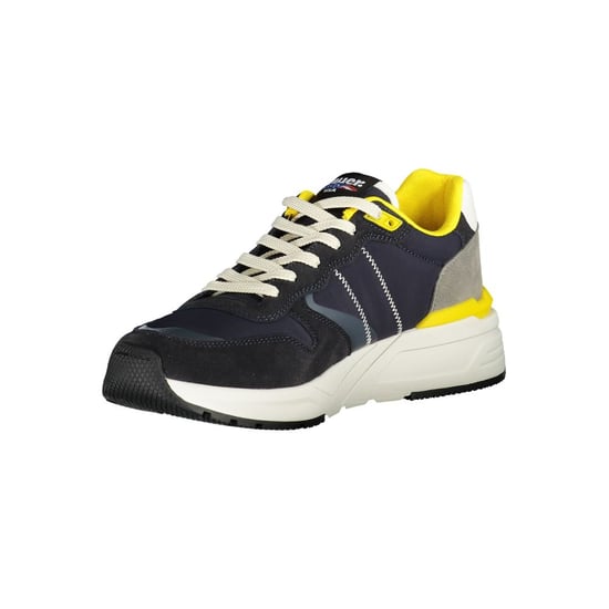 Blauer Blå Polyester Herr Sneakers - Image 3