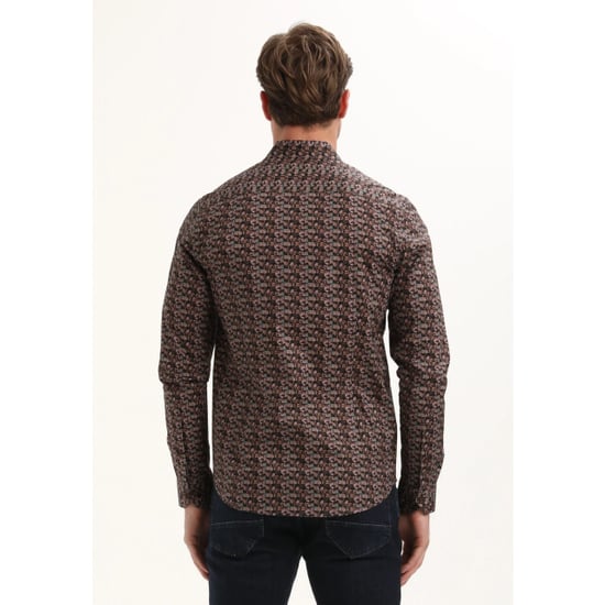 Gabbiano Heren overhemd 335735 5702 oak brown - Image 2