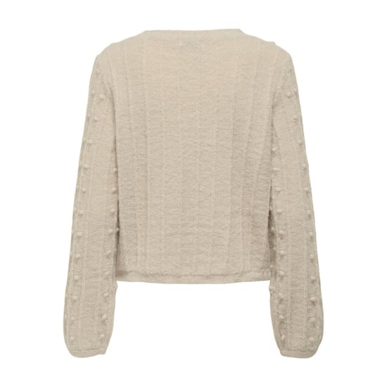 Jacqueline de Yong Jdysigrid life ls tie cardigan knt beige - Image 6