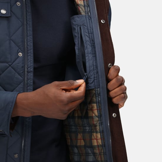 Regatta Mens Padbury Quilted Jacket (Navy) - Image 3