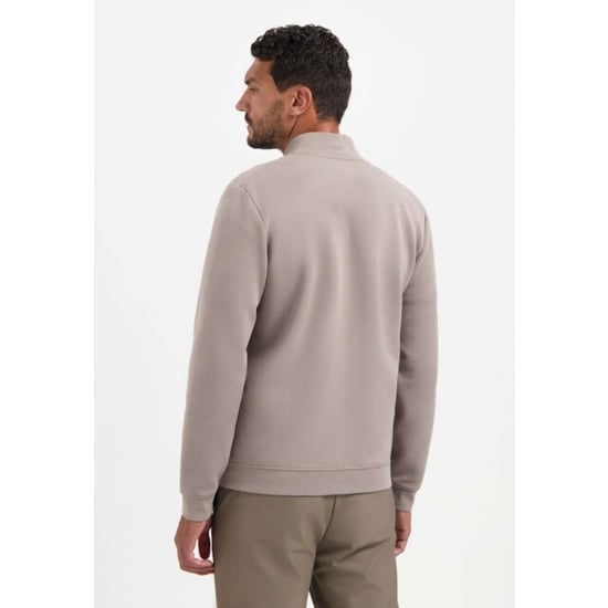 No Excess Sweater full zipper pique bomber clay - Image 2