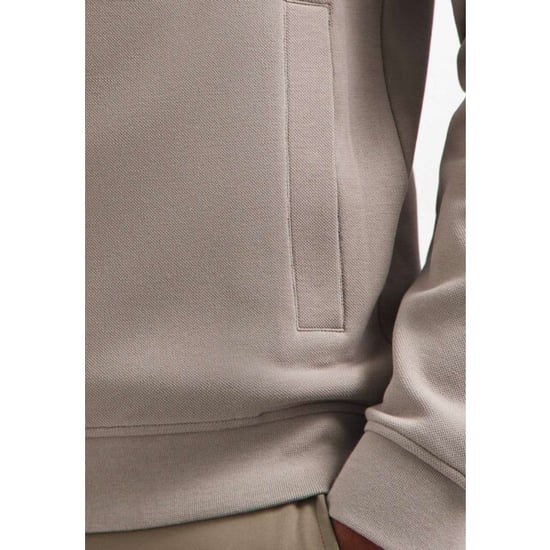 No Excess Sweater full zipper pique bomber clay - Image 5