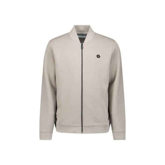 No Excess Sweater full zipper pique bomber clay - Image 6