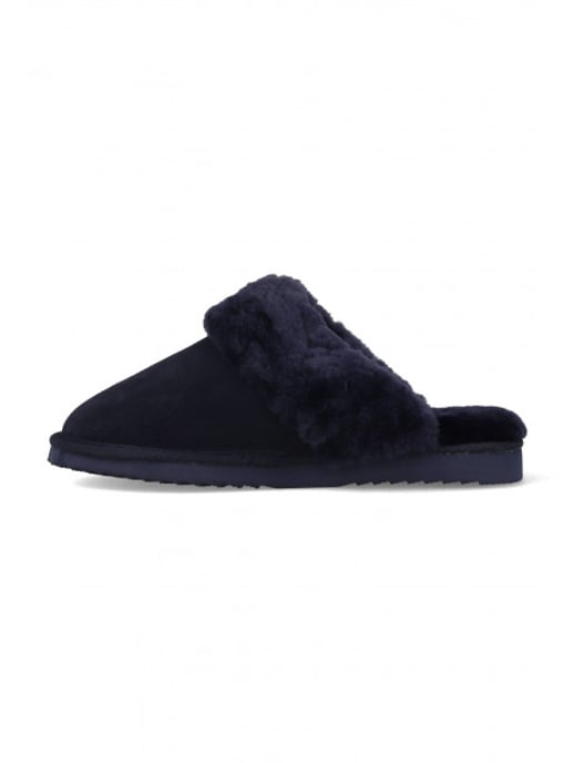 Warmbat Flurry dk.navy dames pantoffel (open hiel) - Image 2