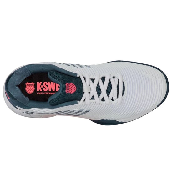 K-Swiss hypercourt express 2 clay tennisschoenen gravel heren wit-blauw - Image 5