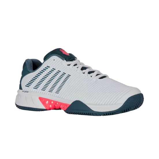 K-Swiss hypercourt express 2 clay tennisschoenen gravel heren wit-blauw - Image 6