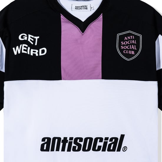 ASSC Unisex Get Weird Soccer Jersey in White - Image 4