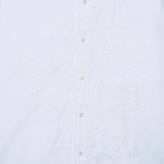 ASSC Unisex Mind Games Oxford Shirt in White - Image 3