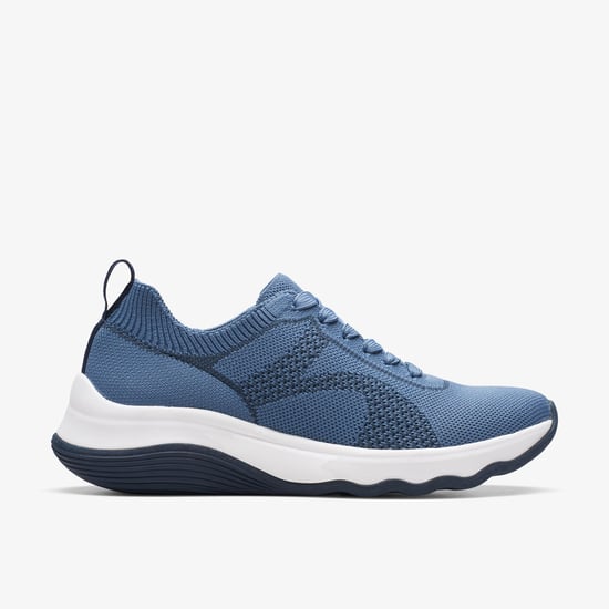 Circuit Tie Denim Blauw Gebreide Schoenen - Image 1