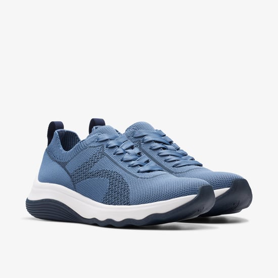 Circuit Tie Denim Blauw Gebreide Schoenen - Image 4