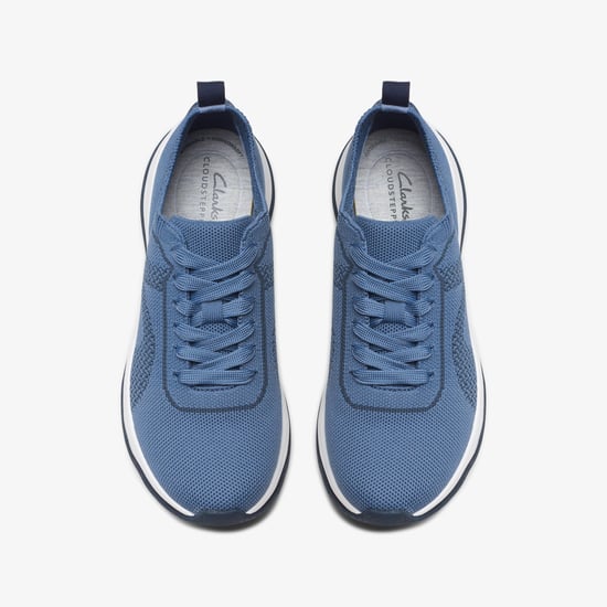 Circuit Tie Denim Blauw Gebreide Schoenen - Image 6