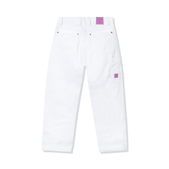 ASSC Unisex Mechanic Pants in White - Image 3