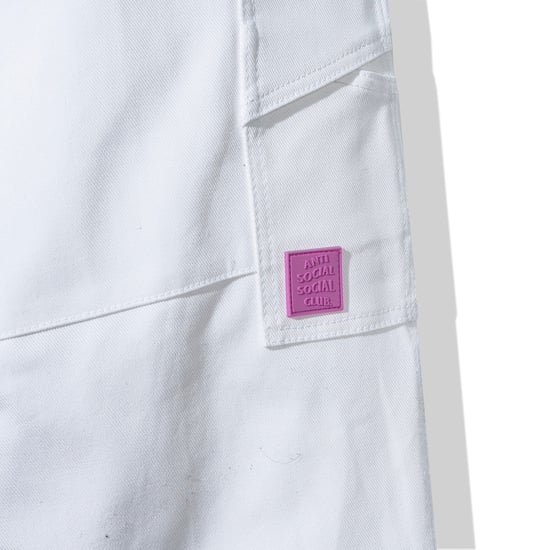 ASSC Unisex Mechanic Pants in White - Image 4