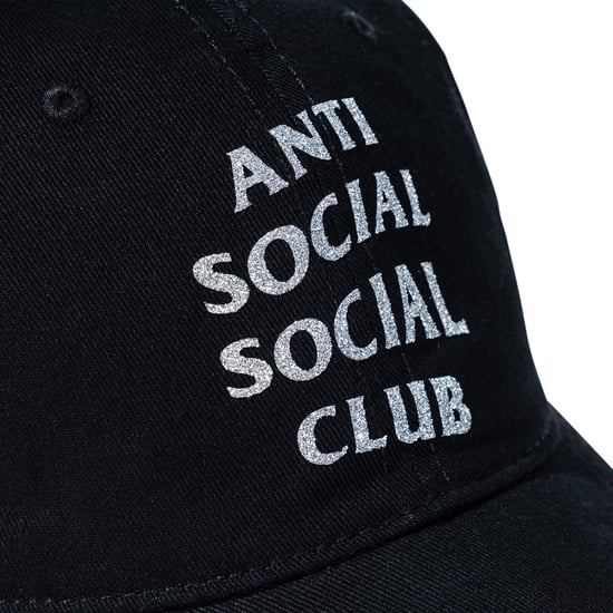 ASSC Unisex Mind Games Glitter Cap in Black - Image 5