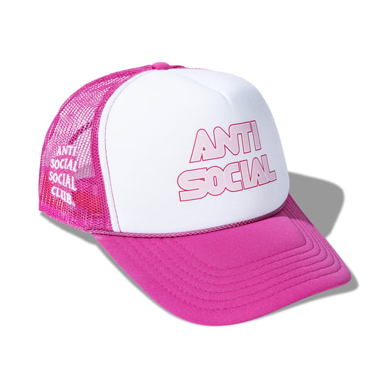 ASSC Unisex Racing Trucker Hat in Pink - Image 2