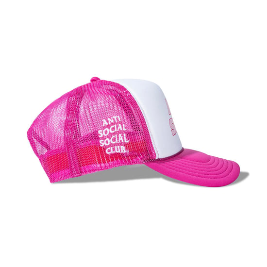 ASSC Unisex Racing Trucker Hat in Pink - Image 3
