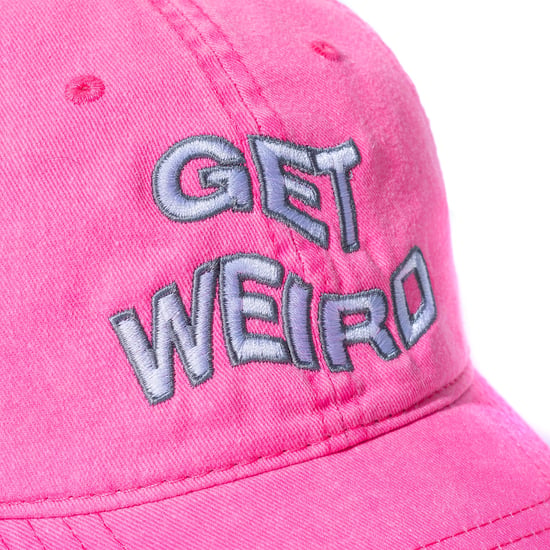 ASSC Unisex Get Weird Cap in Pink - Image 5