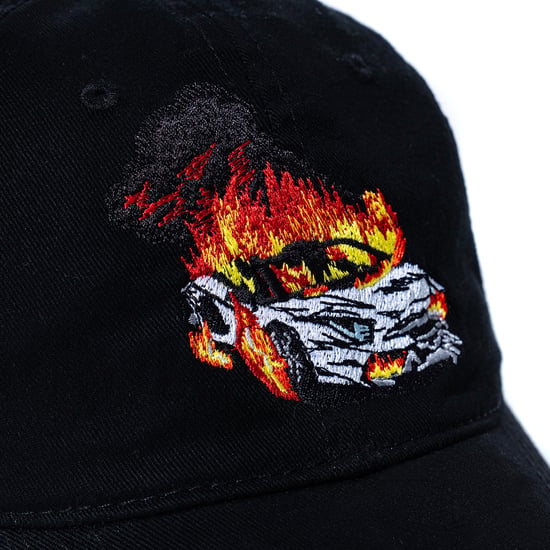 ASSC Unisex Burnout Cap in Black - Image 4