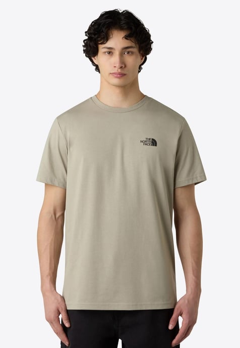 The North Face Mens SS Simple Dome T Shirt in Clay Grey - Image 1