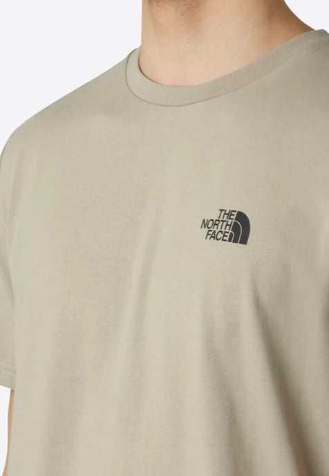 The North Face Mens SS Simple Dome T Shirt in Clay Grey - Image 3