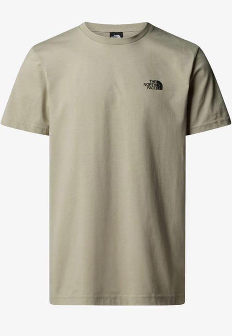The North Face Mens SS Simple Dome T Shirt in Clay Grey - Image 5