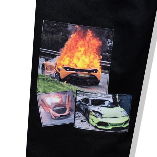 ASSC Unisex Burnout Work Pants in Black - Image 6