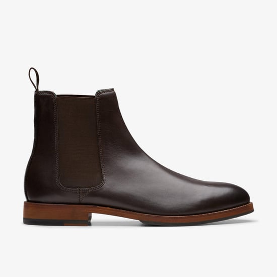 Craft James Top Chelsea Boot Dark Brown Leather Boots - Image 1