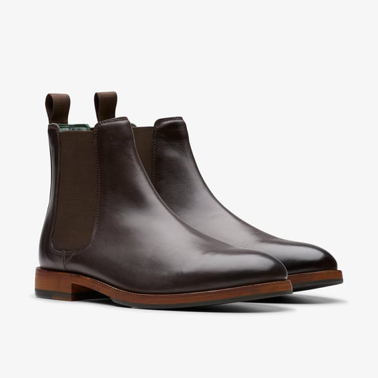 Craft James Top Chelsea Boot Dark Brown Leather Boots - Image 4