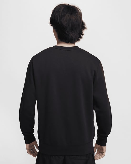 Nike Mens Black Club Athletic Sweatshirt - Image 2