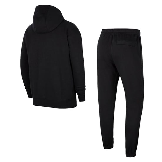 Nike Mens Black Outline Hooded Fleece Tracksuit - Image 4