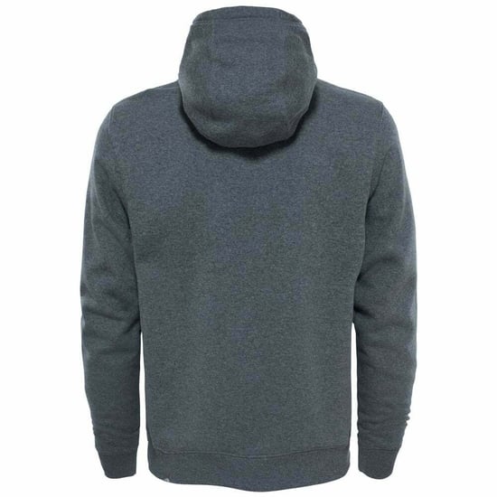 The North Face Embroidery Drew Peak Grey Hoodie - Image 2