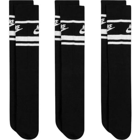 Nike Unisex Sportswear Dri-FIT 3 Pair Socks Black - Image 2