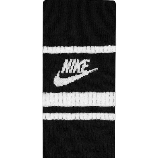 Nike Unisex Sportswear Dri-FIT 3 Pair Socks Black - Image 4