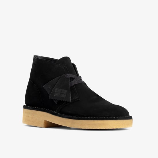 Clarks Originals Desert Boot221 Black Sde Boots - Image 3