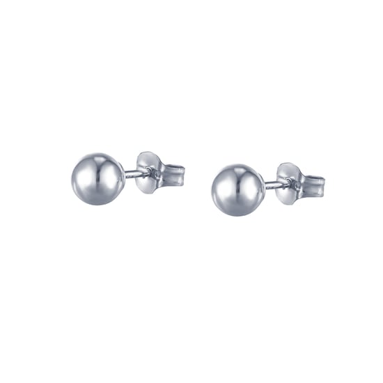 Sterling Silver 5mm Ball Stud Earrings - Image 1