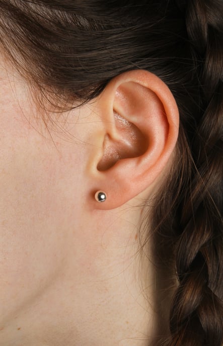 Sterling Silver 5mm Ball Stud Earrings - Image 3