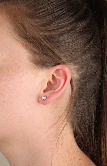 Sterling Silver 6mm Ball Stud Earrings - Image 3