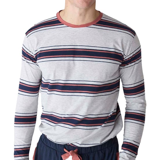 JJB12 Herren-Schlafanzug mit langen Ärmeln aus Baumwolle - Image 2