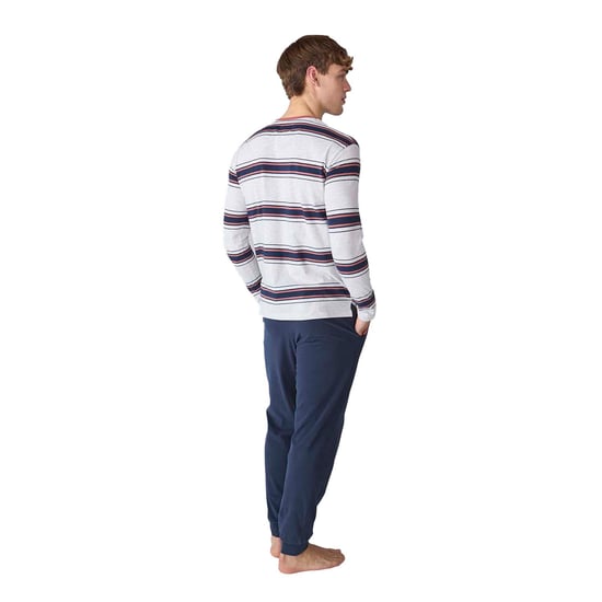 JJB12 Herren-Schlafanzug mit langen Ärmeln aus Baumwolle - Image 3