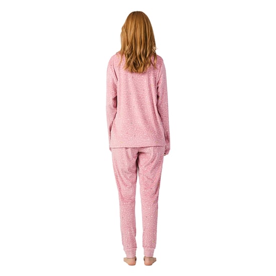 MU5 Damen-Winterpyjama aus Samt mit langen Ärmeln - Image 3